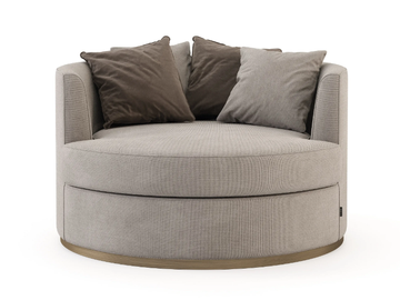 EMPIRE - Upholstered velvet armchair with armrests by Stylish Club - view 3